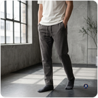 Men Solid Black, Grey Track Pants ( Pack of 2 )
