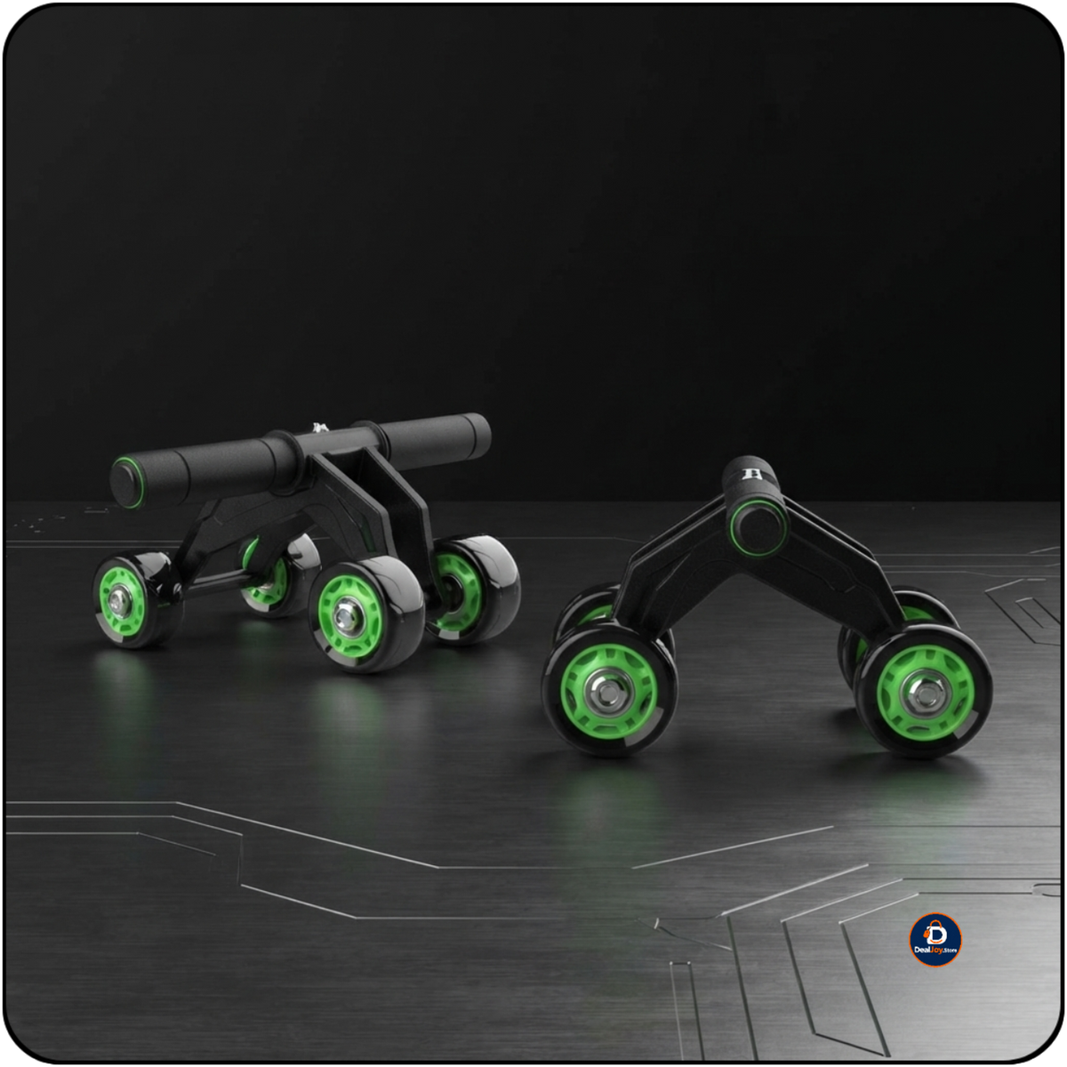 💪 4-Wheel Push-Up Roller – Ghar Par Chest, Arms Aur Upper Body Workout Ke Liye