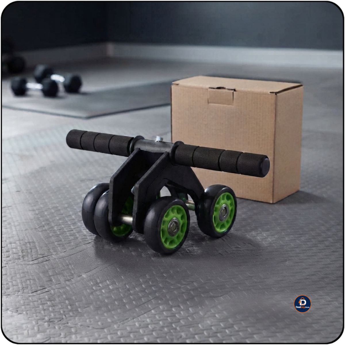 💪 4-Wheel Push-Up Roller – Ghar Par Chest, Arms Aur Upper Body Workout Ke Liye