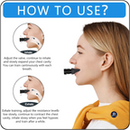 Waterproof Mouthpiece Breathing Trainer – Ghar Par Breathing Exercise Karne Ke Liye