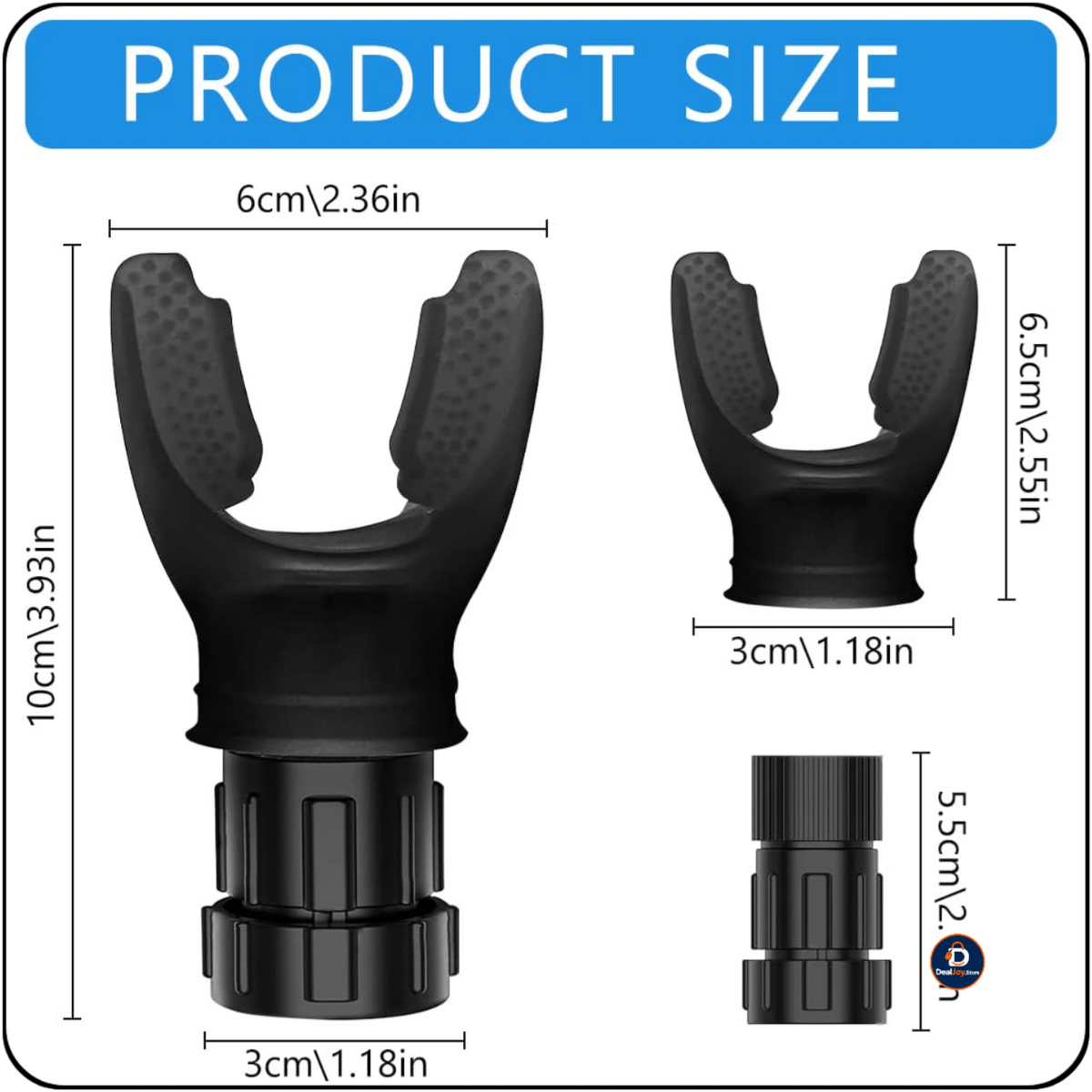 Waterproof Mouthpiece Breathing Trainer – Ghar Par Breathing Exercise Karne Ke Liye
