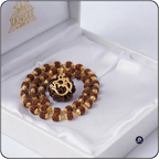 Rudraksha Om Pendant Mala – Dharmik Aur Adhyatmik Upyog Ke Liye