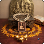Jai Siya Ram Hanuman Locket Wooden Beads Mala