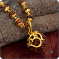 Rudraksha Om Pendant Mala – Dharmik Aur Adhyatmik Upyog Ke Liye