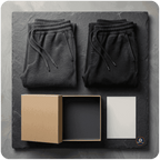 Men Solid Black, Grey Track Pants ( Pack of 2 )