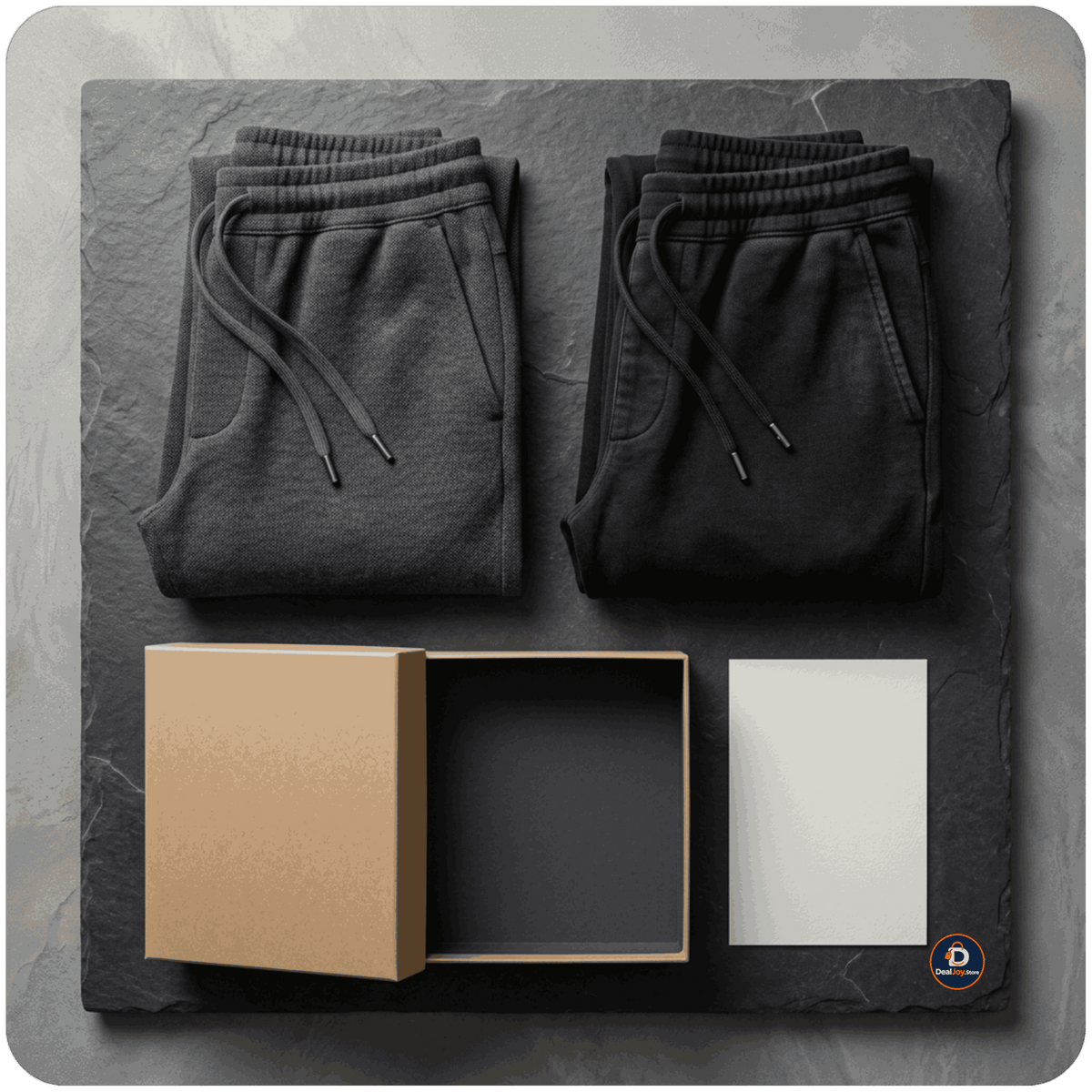 Men Solid Black, Grey Track Pants ( Pack of 2 )