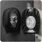 Car Headrest Scary Face Cover – Car Seat Decoration (Pack of 2)