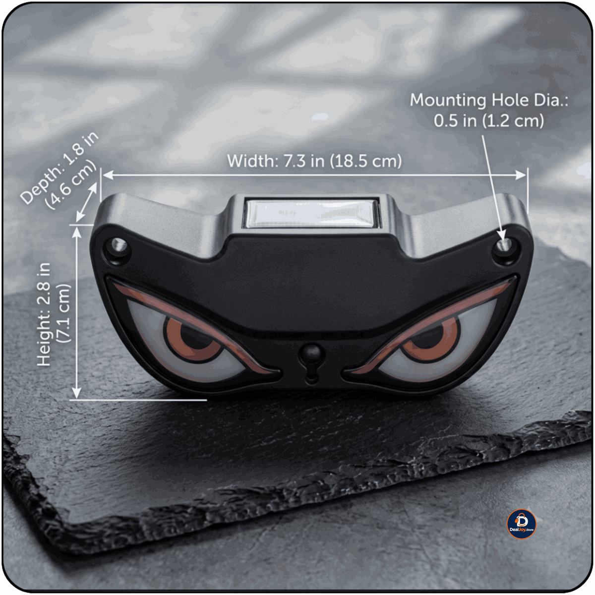 Solar Powered Devils Eyes LED Car Light