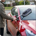 Microfiber Cleaning Duster with Handle – Dust Cleaning Brush