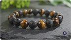 Tiger Eye Lava Rock Bracelet Relaxing Gifts for Men&Women