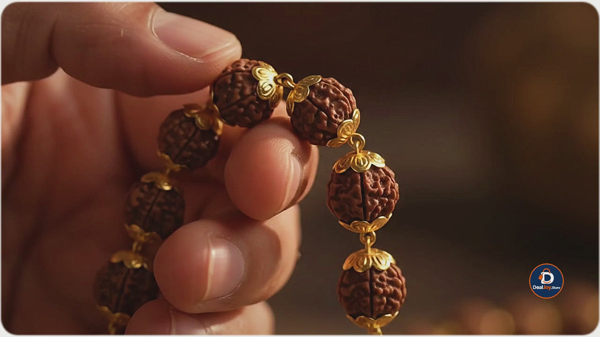 Rudraksha Om Pendant Mala – Dharmik Aur Adhyatmik Upyog Ke Liye