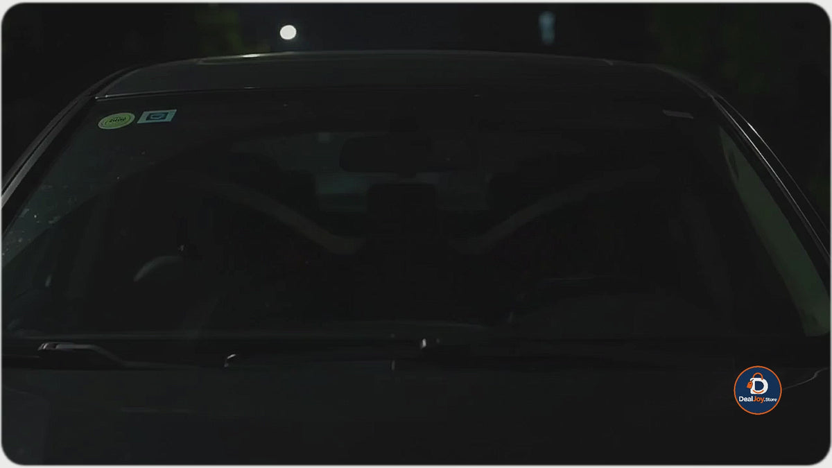 Solar Powered Devils Eyes LED Car Light